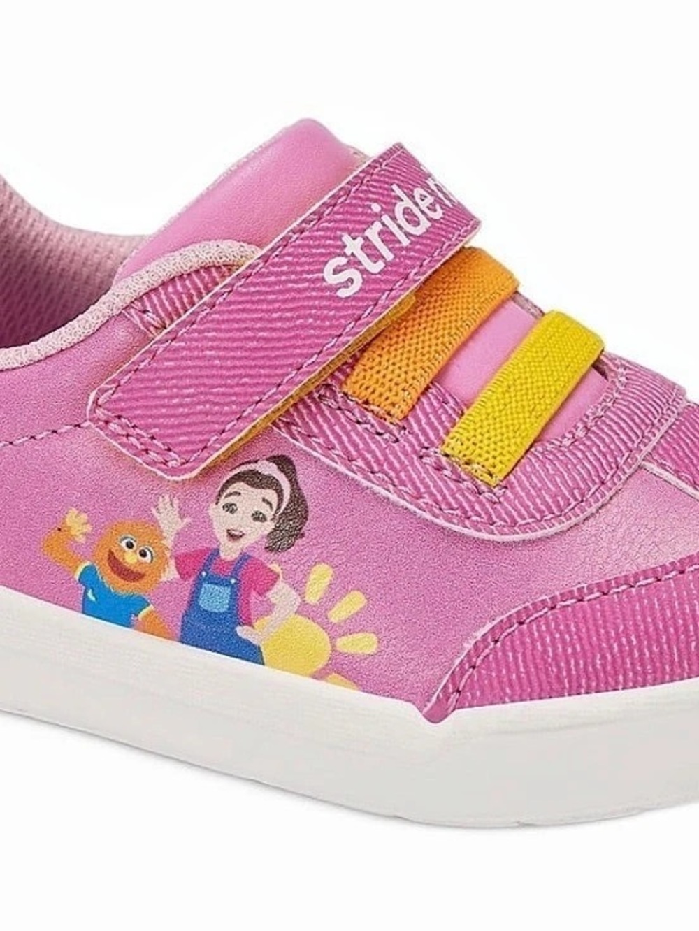 Stride Rite Ms. Rachel I'm So Happy Sneaker Pink & Rainbow Sneakers